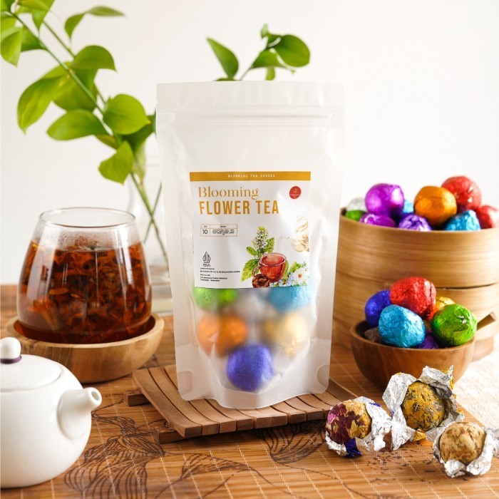 

Secrenada - Mamacia Treats Paket Blooming Flower Tea Teh Bunga 10 Varian