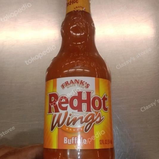 

Franks Red Hot Wing Sauce 354 Ml/Saus