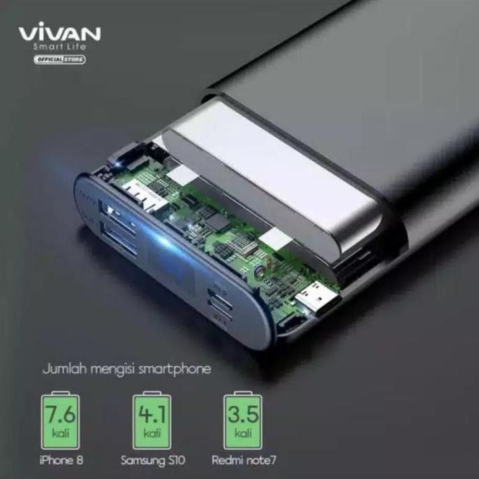 Power Bank Vivan 20000 mAh Garansi Resmi