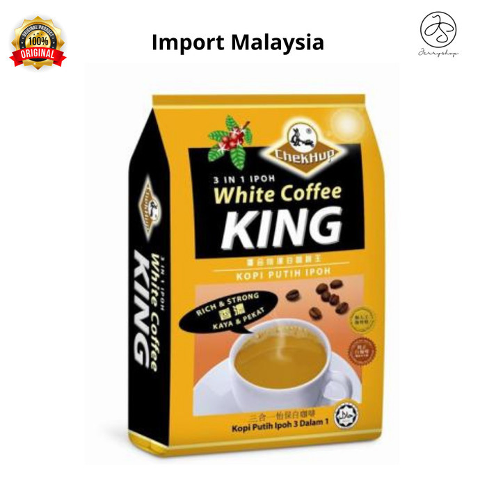 

Kopi Chek Hup 3 In 1 Ipoh White Coffee All Varian Import Malaysia