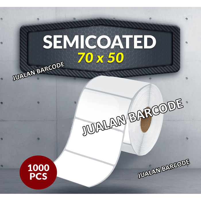 

Sale Label Printer Barcode 70X50Mm - 70X50 Mm - Semicoated Isi 1000 Pcs