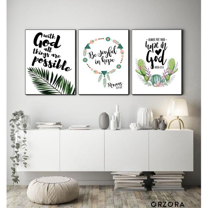 

Poster Rohani Kristen / Dekorasi Rumah /Poster Inspirasi(AP30003)
