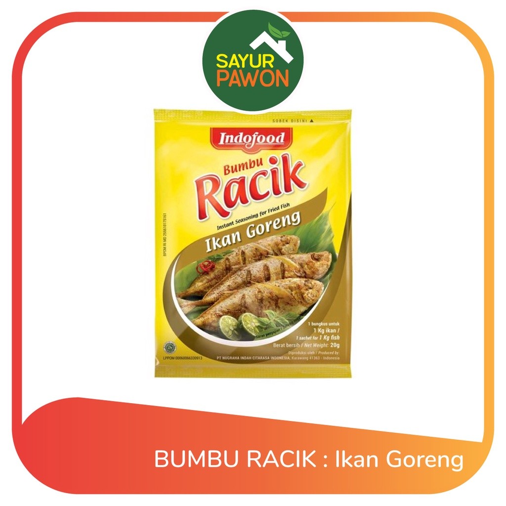 

BUMBU RACIK INDOFOOD IKAN [Kemasan Renceng]