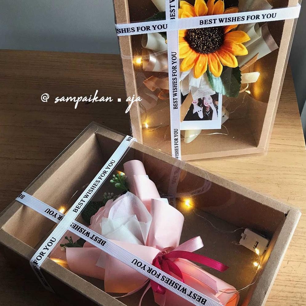 

ukd-23 Premium Gift Flower Box / Flower Box Bouquet | Kado Wisuda, Kado Ulang Tahun, Hadiah Anniversary Original