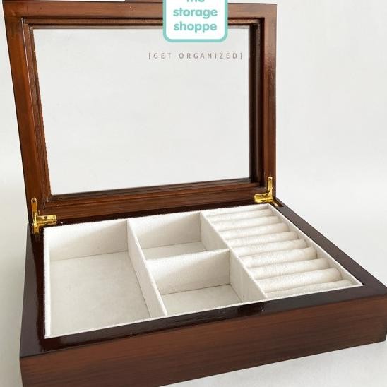 Wooden Jewelry Box Kotak Perhiasan Kayu