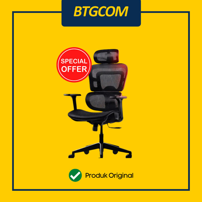 KURSI KANTOR GAMEN GC200 GAMING ERGONOMIC OFFICE CHAIR PREMIUM QUALITY