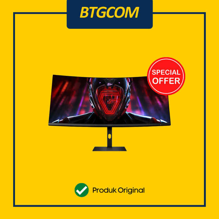 MONITOR PC GAMING XIAOMI MI G34WQI 34 INCH LED ULTRAWIDE WQHD CURVED 1500R 1MS 180HZ DCI-P3 95% sRGB