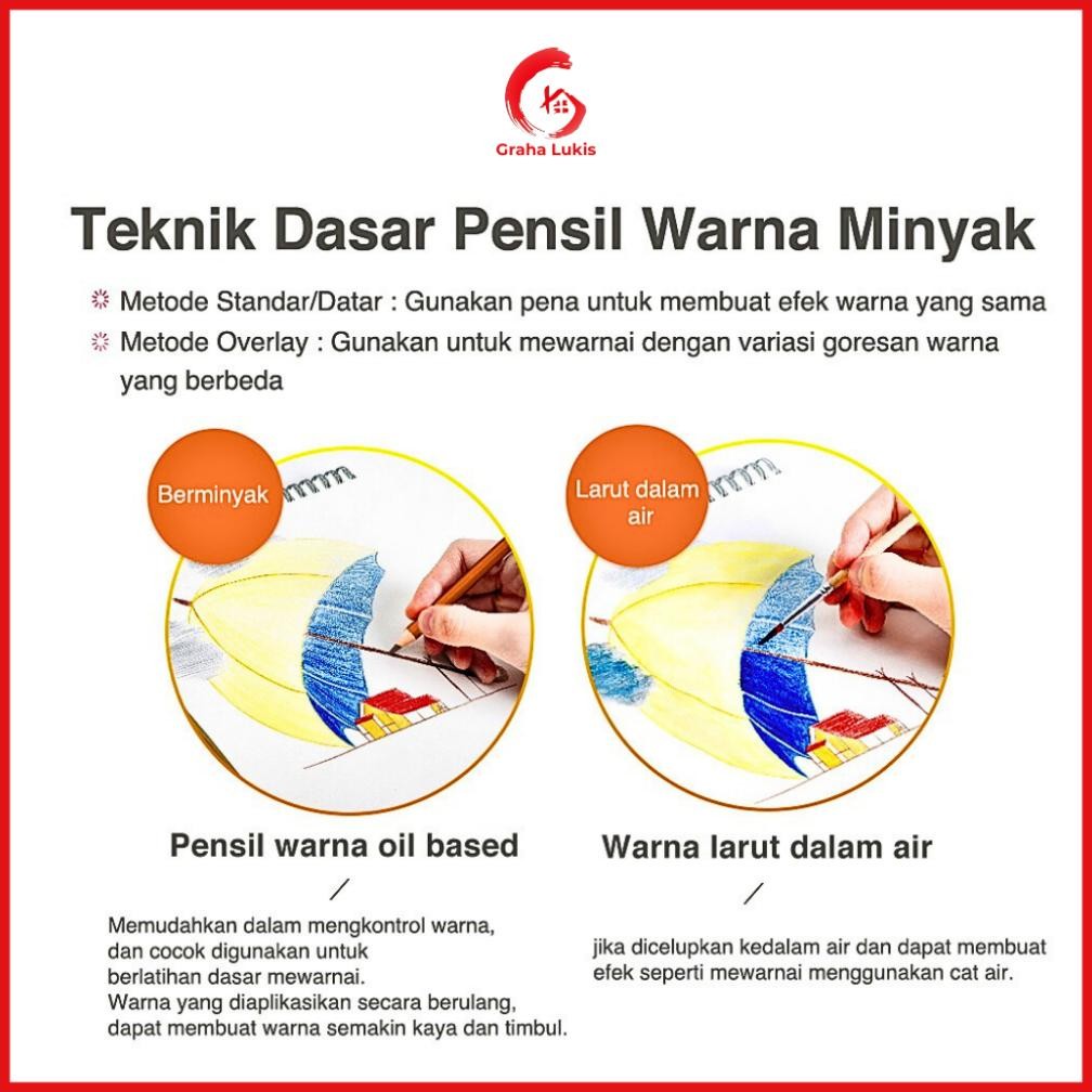 

XCT-2328 Deli High-grade Oil Pencil Color Pensil Warna Minyak 24 / 36 / 48 / 72 Hemat
