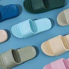 Sandal MINISO Men's Honeycomb Pattern Soft Sole Bathroom Sandal Kamar Mandi Sandal Rumah