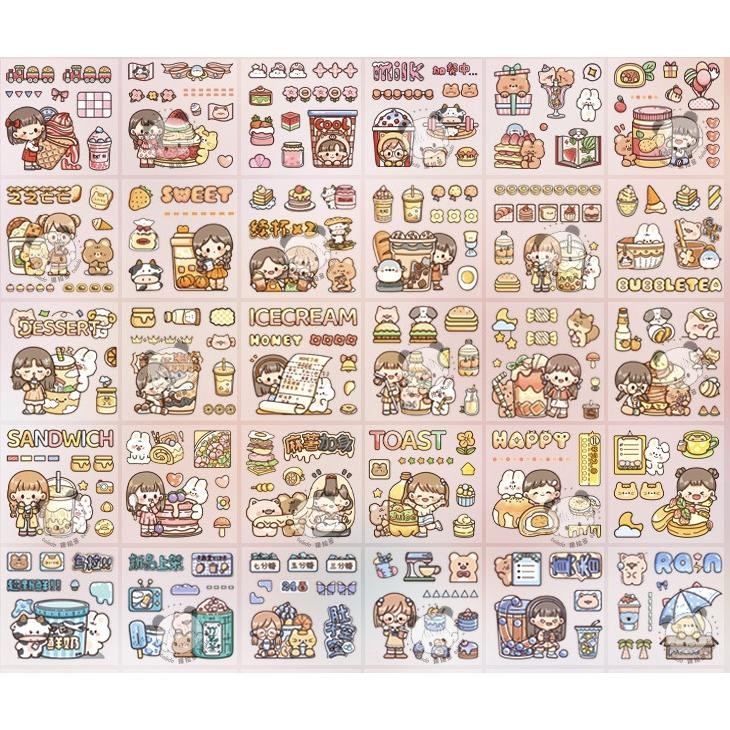 

PK32 72 Lembar Stiker Box Aesthetic Edisi Dodo Girl 1 Box TLD80 Viral