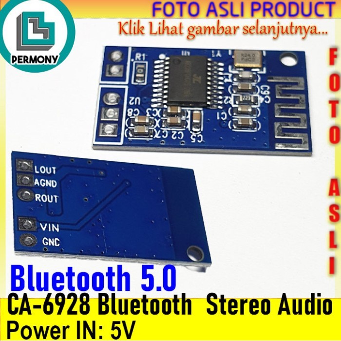 Pcb Ca-6928 Bluetooth Audio Receiver Amplifier 5.0 Modul Ca6928