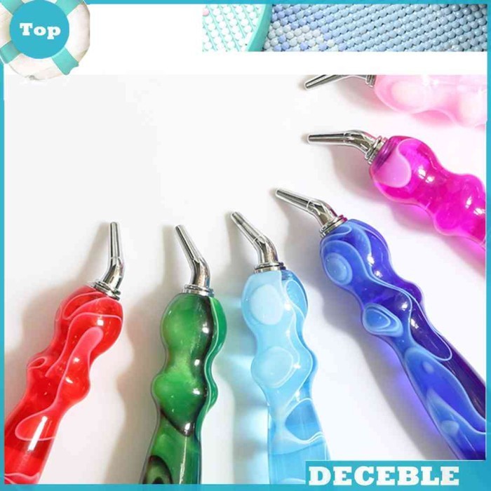 

Azalia Screw Thread Diamond Painting Pen Alat Lukis 5D Dengan 6Kepala Pulpen