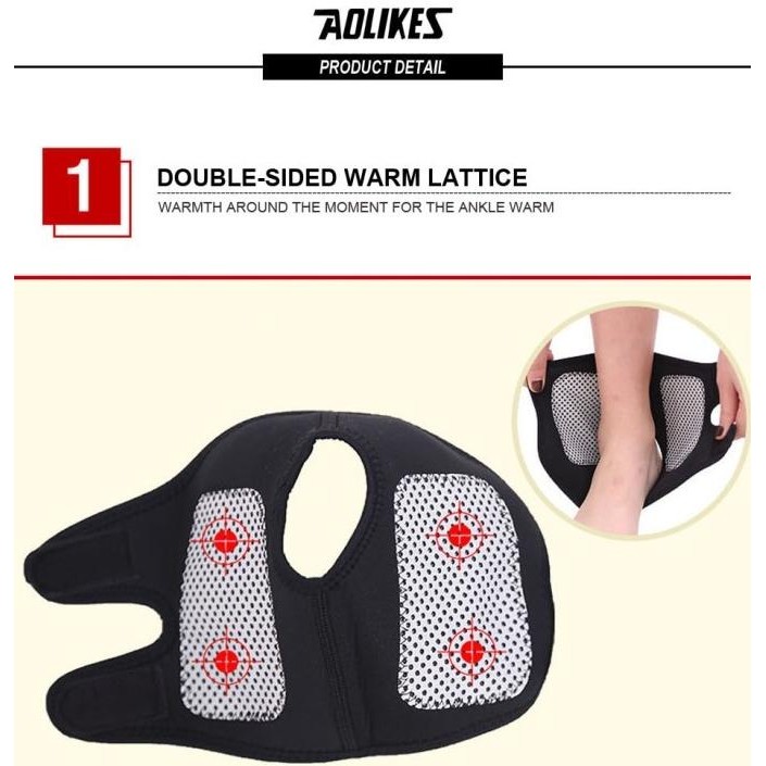 

Engkel Support 1Pasang Self Heating Tourmaline Magnet Brace Aolikes