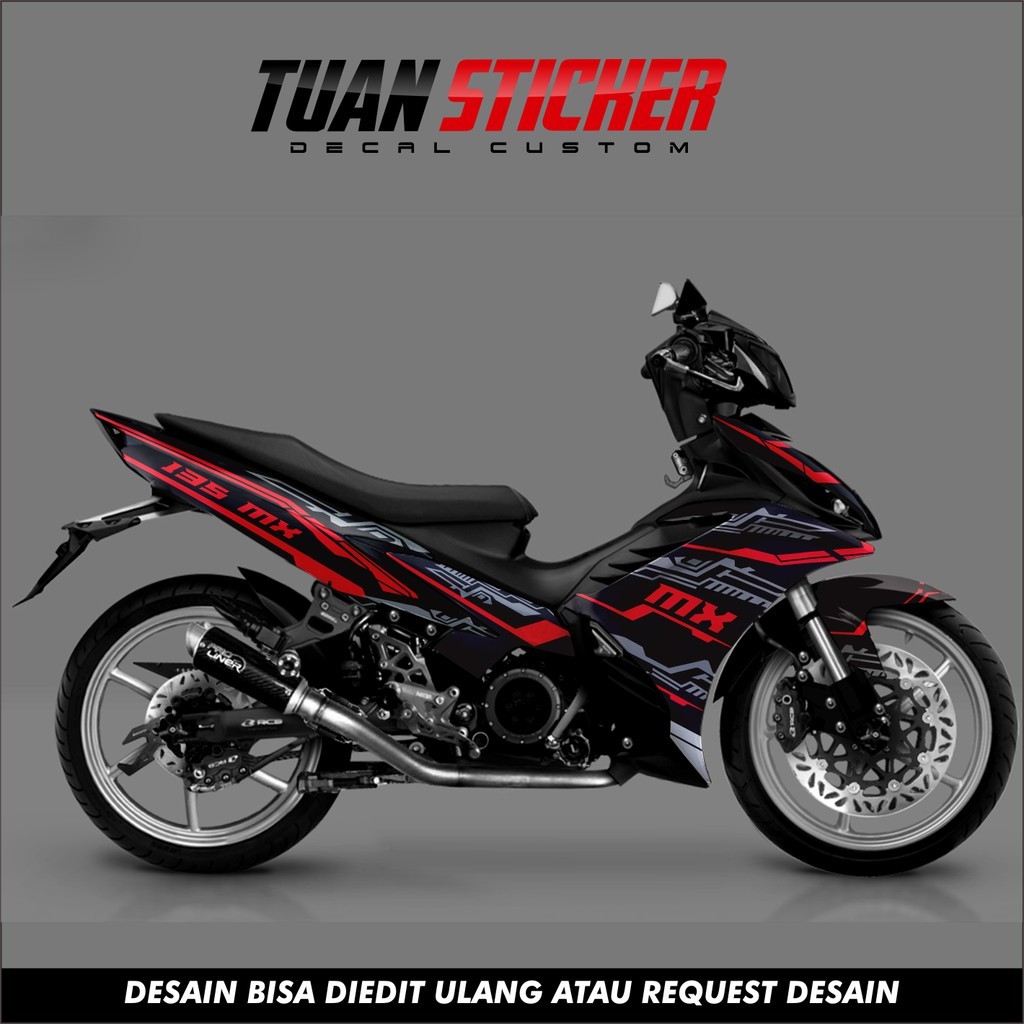 Sticker decal  jupiter mx 135, Striping jupiter mx 135 , Sticker jupiter mx 135 tech