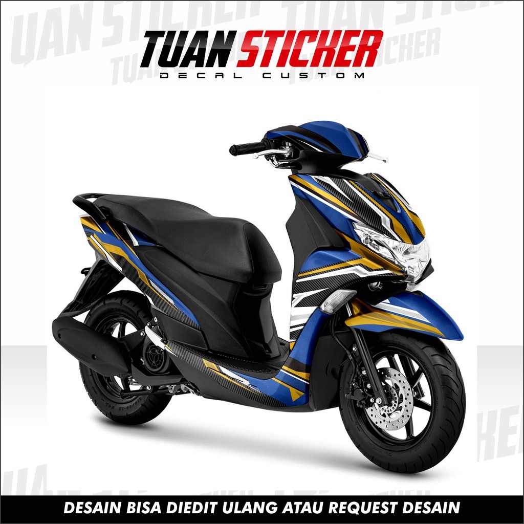 Sticker Decal Freego, Sticker Yamaha freego, Striping Freego full body, Stiker Yamaha Freego gfc