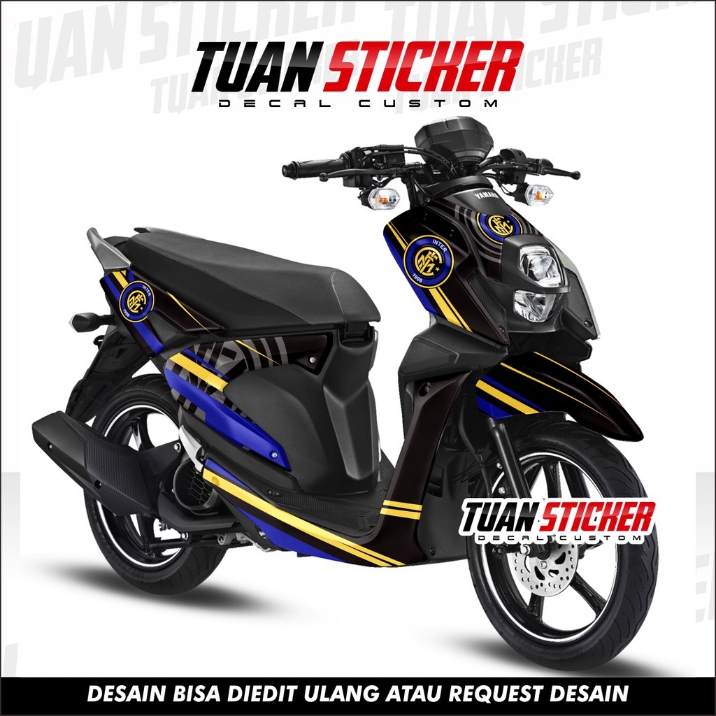 Sticker Striping Decal Yamaha XRide 125 Decal Sticker XRide 125 Sticker XRide 125 Full Body inter