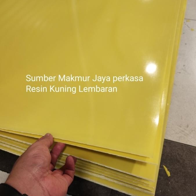 

Epoxy Sheet Fiberglass G11 / Resin Kuning Lembaran 1Mm X 50Cm X 50Cm