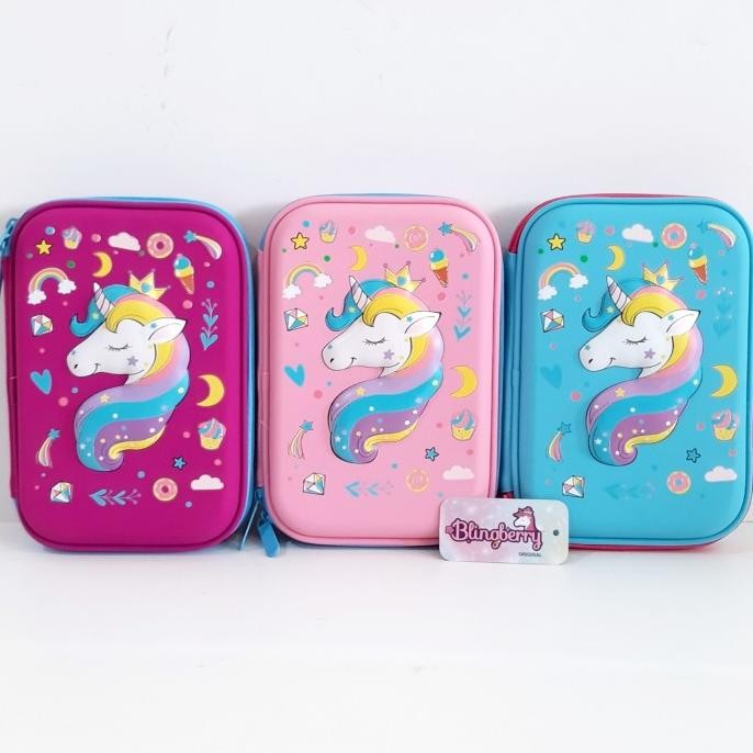 

Kotak Pensil Unicorn 3D tempat pensil smiggle unicorn kado anak LFS