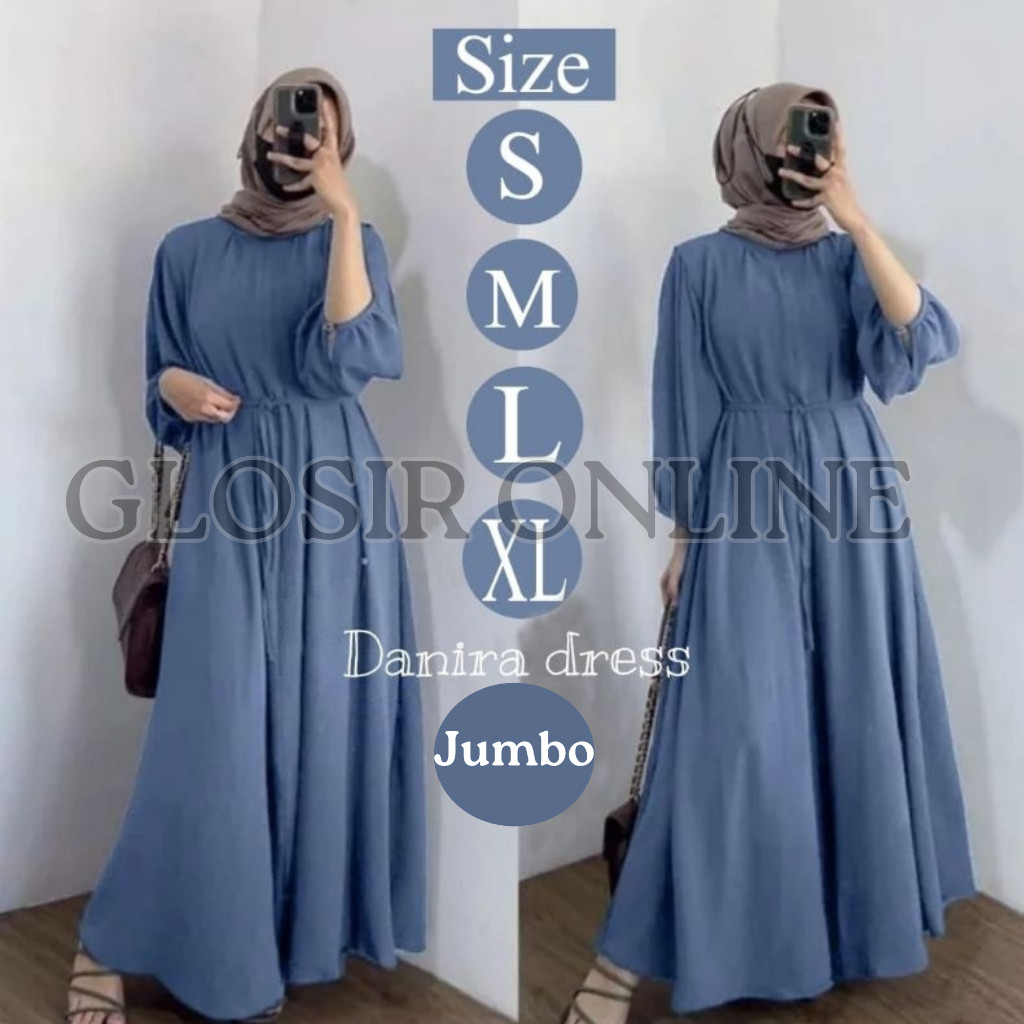 Gamis Wanita Terbaru 2024 Maxydrees Mididres Modern Dres Remaja Muslim Dress Pengajian Bahan Adem Gh