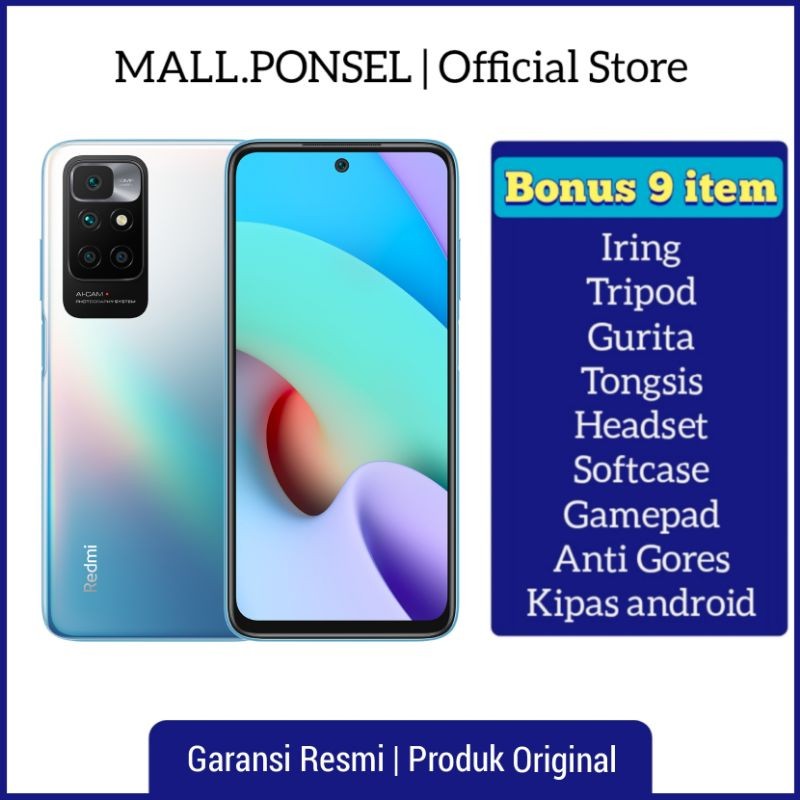 Redmi 10 Ram 4/64GB & 6/128GB & redmi 8 Garansi resmi