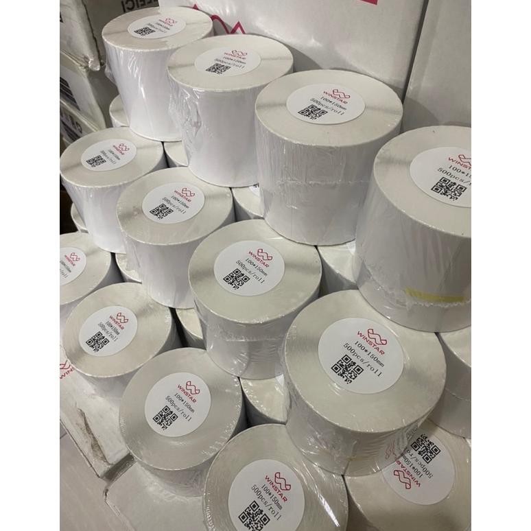 

ad-532 Kertas Thermal Sticker/Label sticker thermal 100 x 150 MM Barcode UK A6 Murah Murah