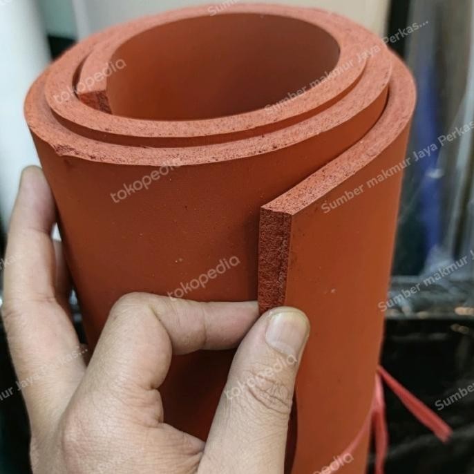 

Sponge Rubber Silicone 6Mm X 100Cm X 50Cm ( Sponge Alas Mesin Press)