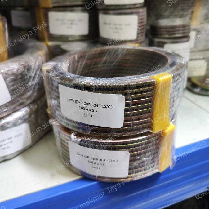 

Swg Jis 5K Carbon Steel ( Spiral Wound Gasket Cs Jis 5K ) 4"Inch