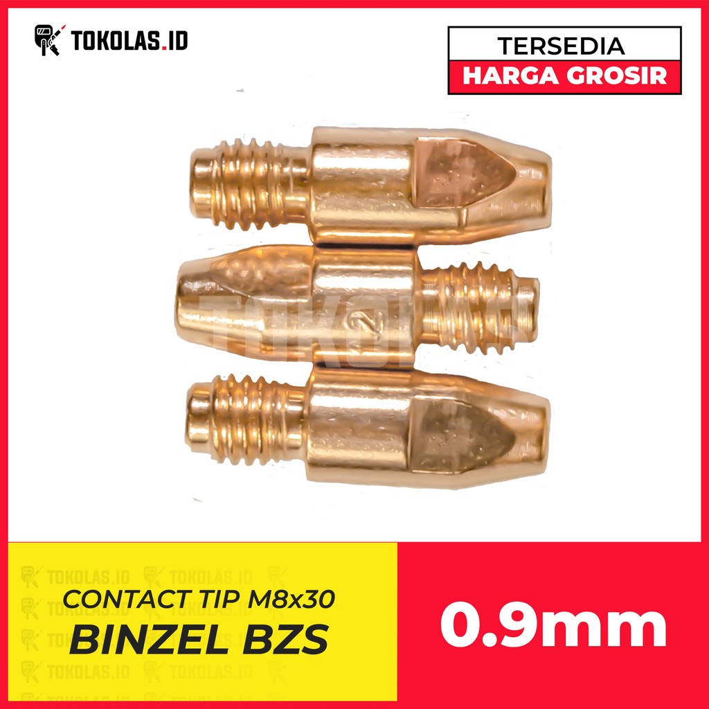 Contact Tip ECU M8x30 0.9 MM Kontak Tip MIG CO CO2 M8 30 - MB500 MB 500 x 0,9mm