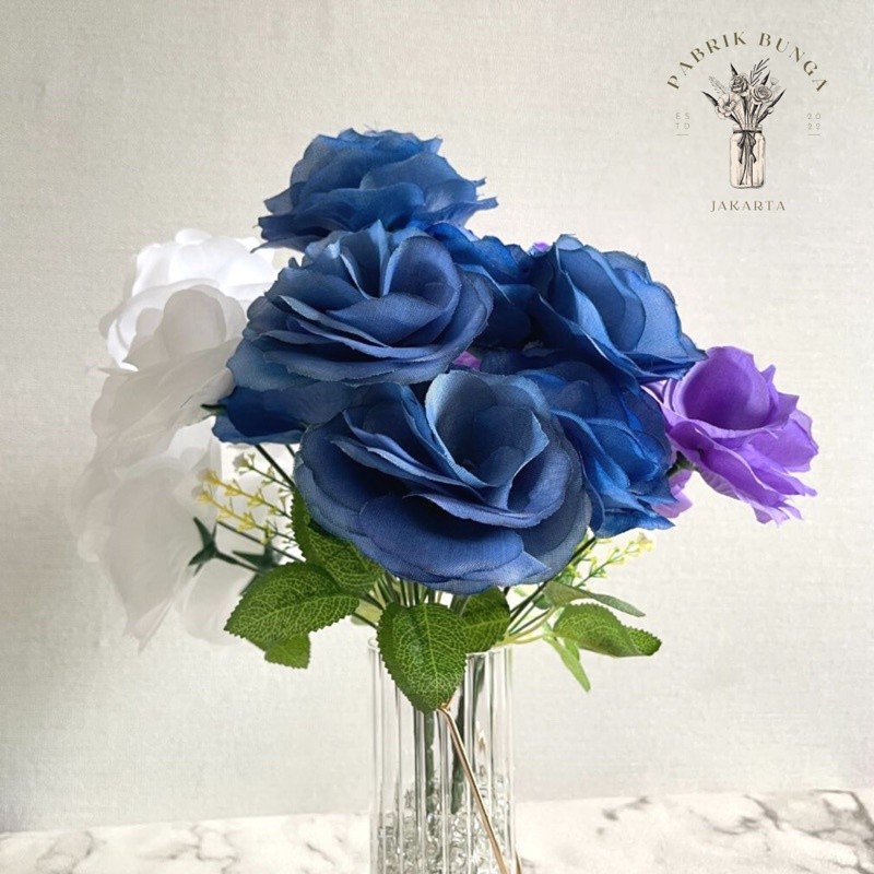 Belilah Cod (7 Tangkai) Bunga Mawar Rose T Plastik / Bunga Mawar Artificial / Artificial T Premium