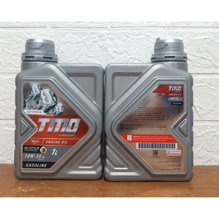 :::::::] Oli Mesin Toyota TMO SAE 10W30 10W-30 SN Synthetic Gasoline 1Liter