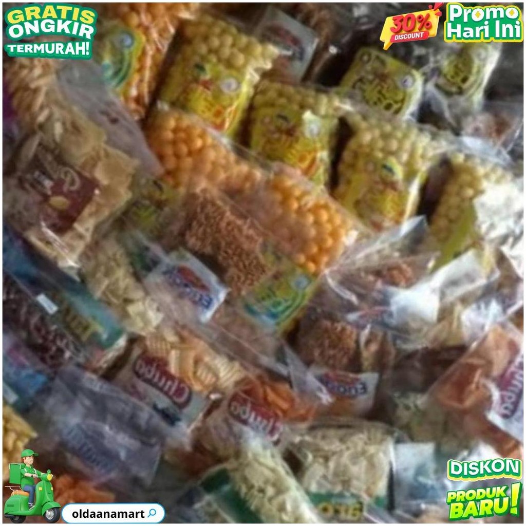 

[Promo] Snack Kiloan Serba 100Gr Brand Original / Pusat Cemilan Murah D Best Seller