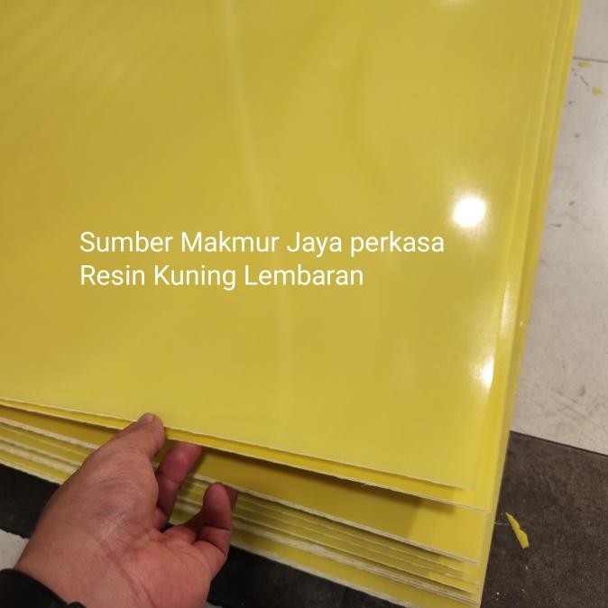 

Epoxy Sheet Fiberglass G11 / Resin Kuning Lembaran 6Mm X 20Cm X 40Cm