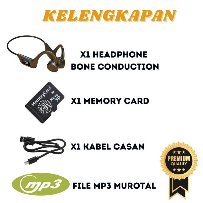 Headset Murotal Earphone Murottal AL Quran Annafi Quran 30 juz