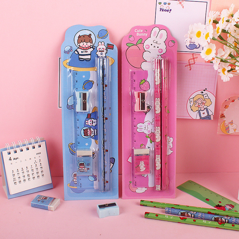 

Set Alat Tulis Sekolah Paket Alat Tulis 5 in 1 Mini Stationary