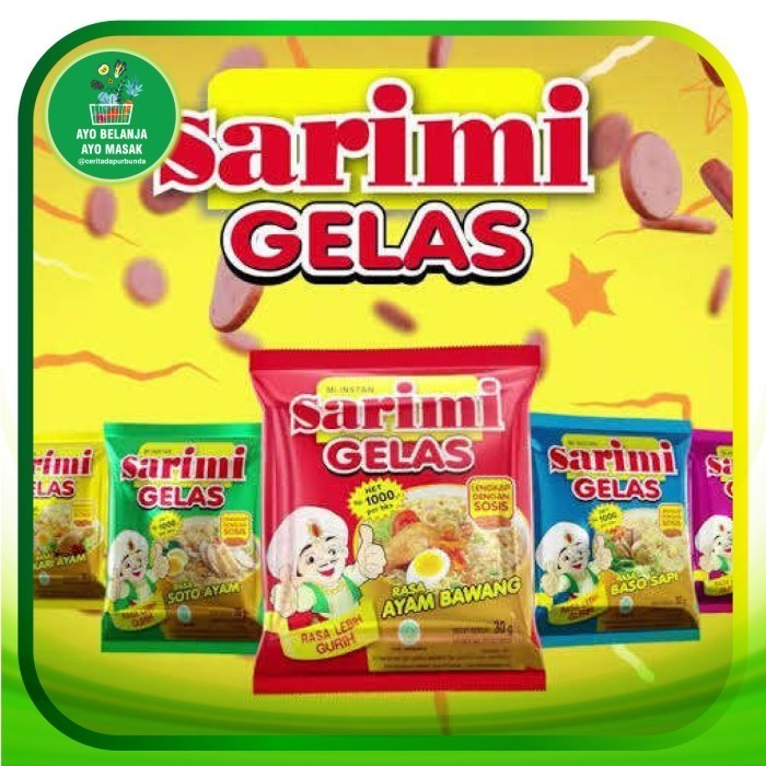 

SARIMI Gelas mi instan kemasan renceng 30 gram