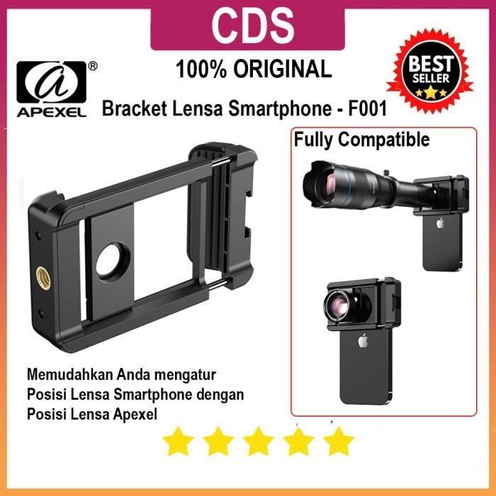 Apexel Bracket Adaptor Lensa Smartphone Universal - Apl-F001