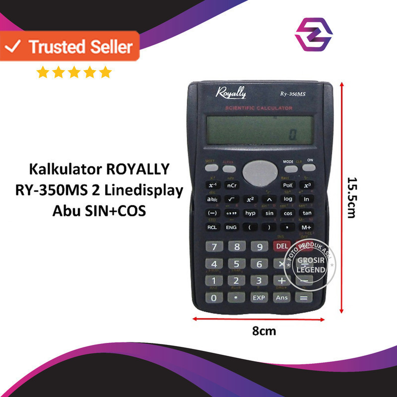 

KALKULATOR Scientific Math ROYALLY RY-350MS 2 LINE DISPLAY