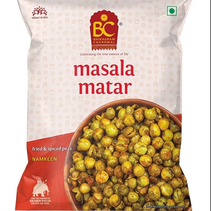 

$$$$] MASALA MATAR BHIKHARAM CHANDMAL 200G / Namkeen / Indian Snacks