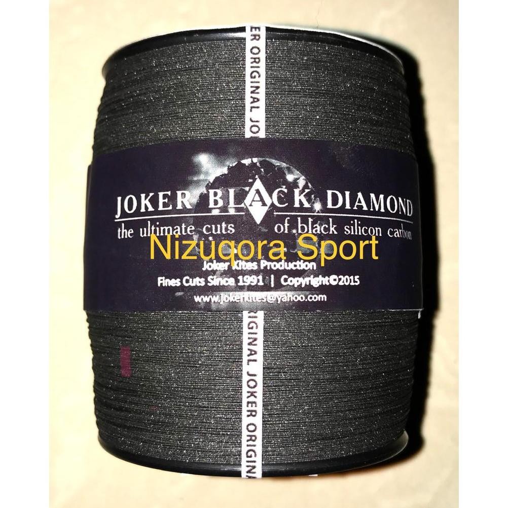 SALE Benang Senar Gelasan Joker Black Diamond 0,22 Original Murah Tajam Untuk Lomba Turnamen Layanga