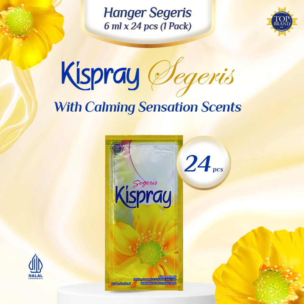 Kispray Hanger Segeris 6 ml X 24 Sachet (1 pack)