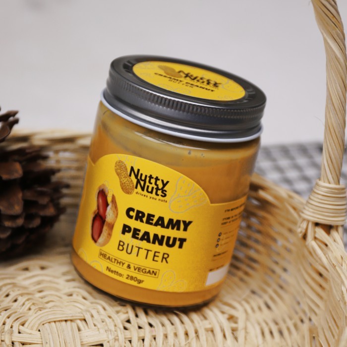 

Natural Creamy Peanut And Almond Butter 280Gr Nuttynuts
