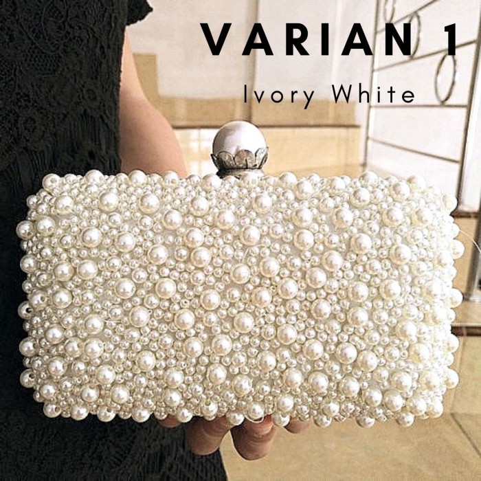 NEW Tas Pesta Kondangan Wanita Mutiara Pearl Elegan Mewah Import 282700