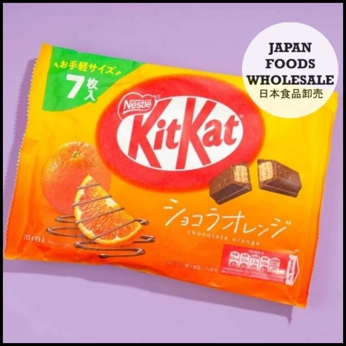 

Kitkat Chocolate Orange Flavor / Coklat Jepang / Cemilan Impor