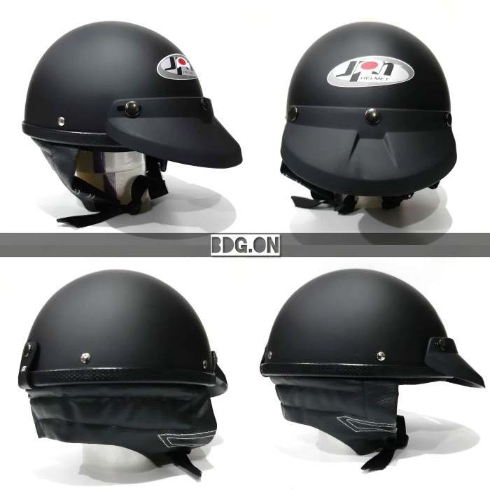 Helm Bogo Chip Bogo Cetok Hitam Doff Original Jpn