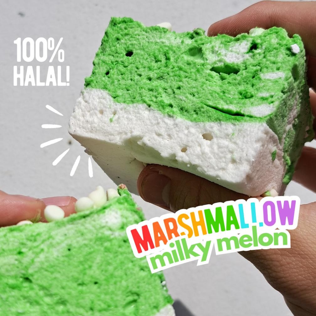 

Marshmallow Milky Melon [HALAL] Goumet Marshmallow JustFluff