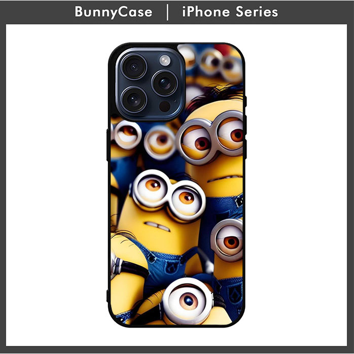 Case Casing iPhone 15 14 13 12 11 Pro Max Mini Plus iPhone X Xs Xr Minions LZ0208