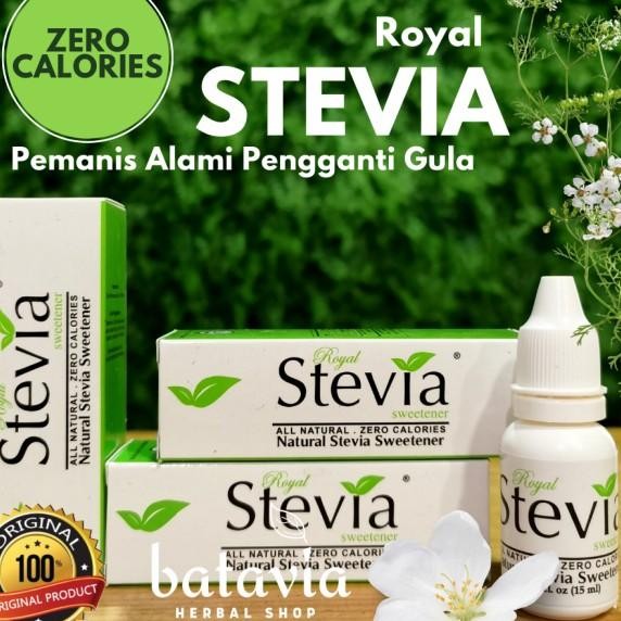 

Royal Stevia Cair Pemanis Ala Natural Sweetener Diabetes