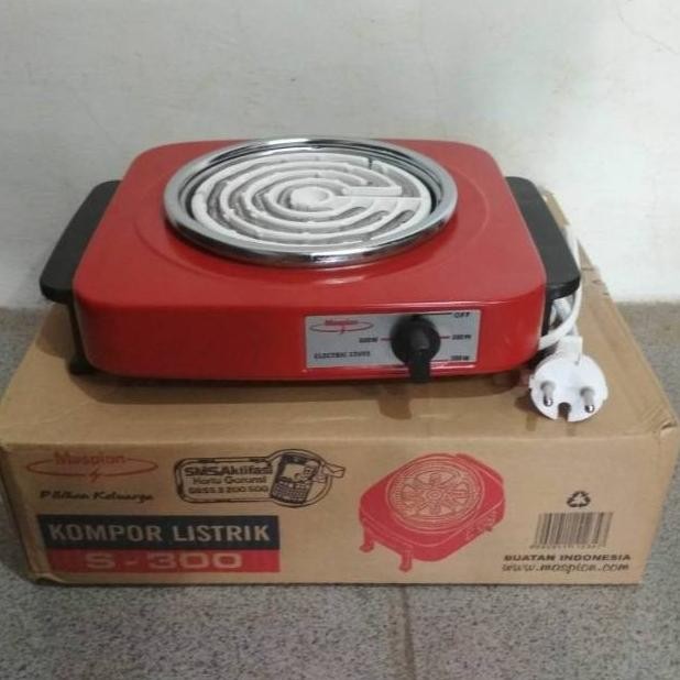 Maspion Kompor Listrik Portable 1 Tungku mini Low Watt S300 S301 S302