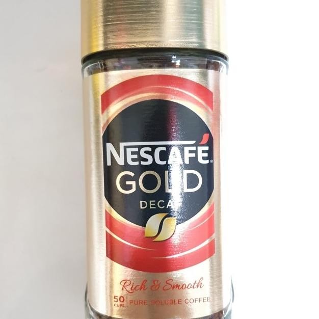 

Nescafe Gold Decaf Rich & Smooth 100Gr Nestle Jar 50 Cup Kopi Korea