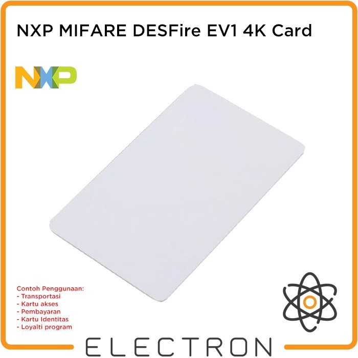 

NXP MIFARE DESFire EV1 4k Card RFID NFC Tag 13.56MHz 4kB MF3ICDH 7Byte